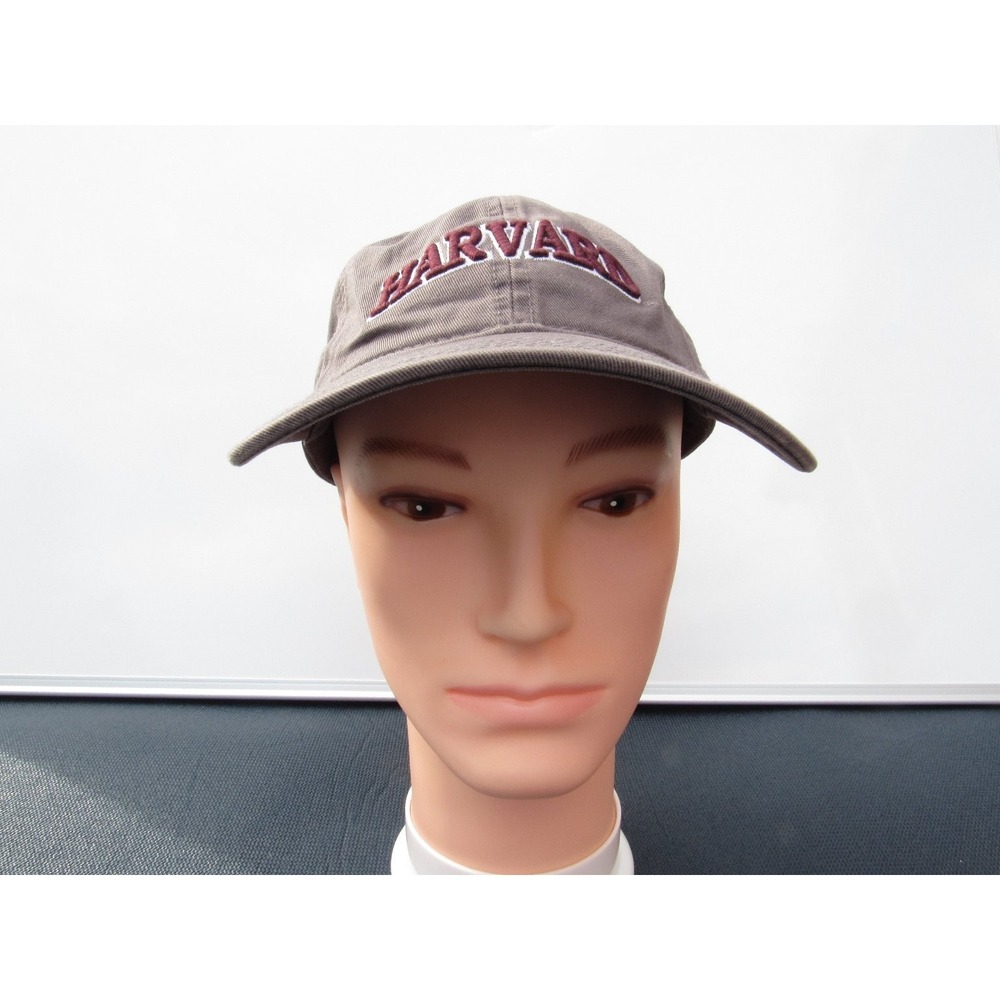 Harvard Legacy Baseball Cap Dad Hat Men's Adjustable Brown Maroon Embroidered‎